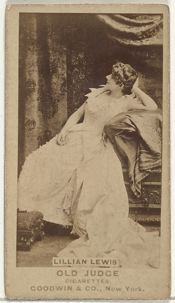 Goodwin & Company, Lillian Lewis, from the Actors and Actresses series (N171) for Old Judge Cigarettes