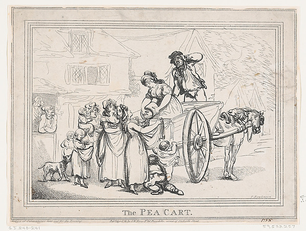 Thomas Rowlandson, The Pea Cart