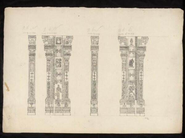 Unknown, Architectural drawing of Tirumala Nayak at Madura,