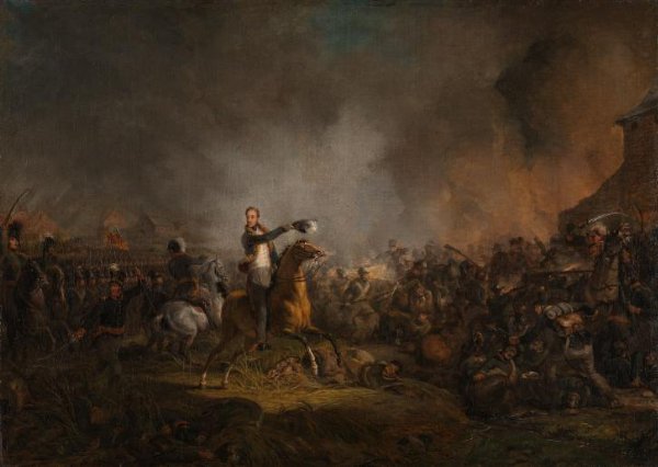 Jan Willem Pieneman, The Prince of Orange at Quatre Bras, 16 June 1815