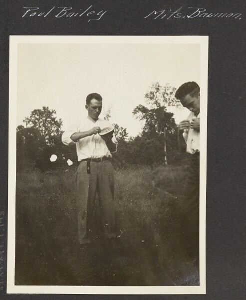 Unknown, [Paul Bailey and Mits Bauman at Wilson Creek]