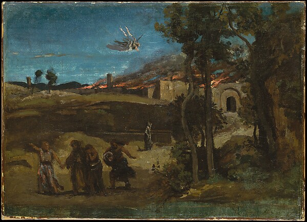 Camille Corot, Study for "The Destruction of Sodom"