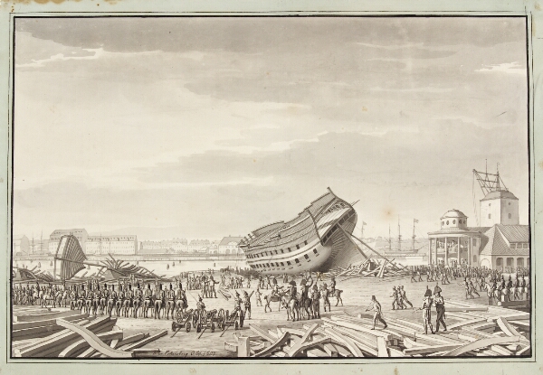 C.W. Eckersberg, Englændernes sidste dåd i København
