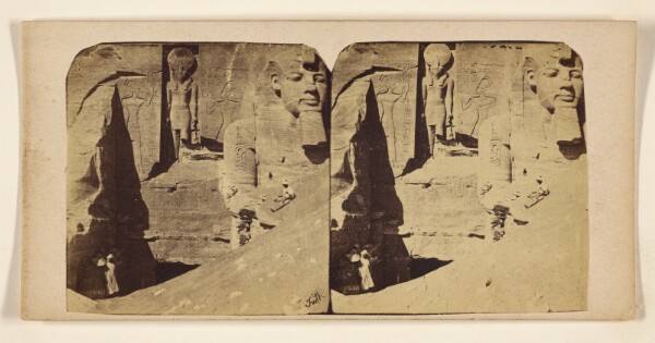 Francis Frith, [The great rock Temple at Abou Simbel]