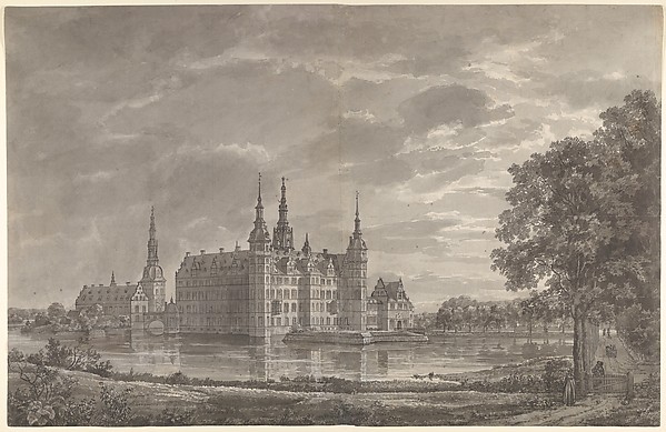 Johan Christian Dahl, View of Frederiksborg Castle from the Northeast