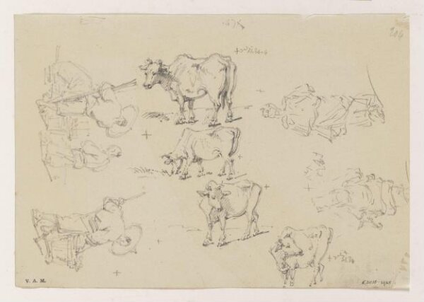 George Chinnery, Figures and cattle