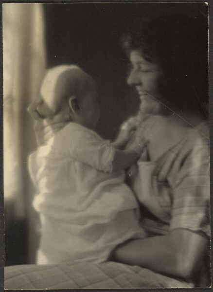 Louis Fleckenstein, [Florence Holding Baby]