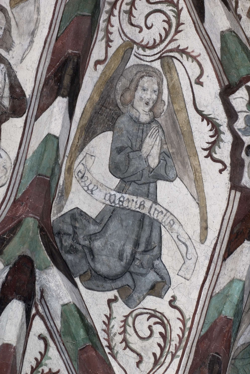 Bengt Backlund, Kalkmålning i Odensala kyrka, Uppland 2009