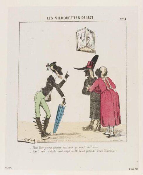 Colomb, B. (Moloch), Les Silhouettes De 1871