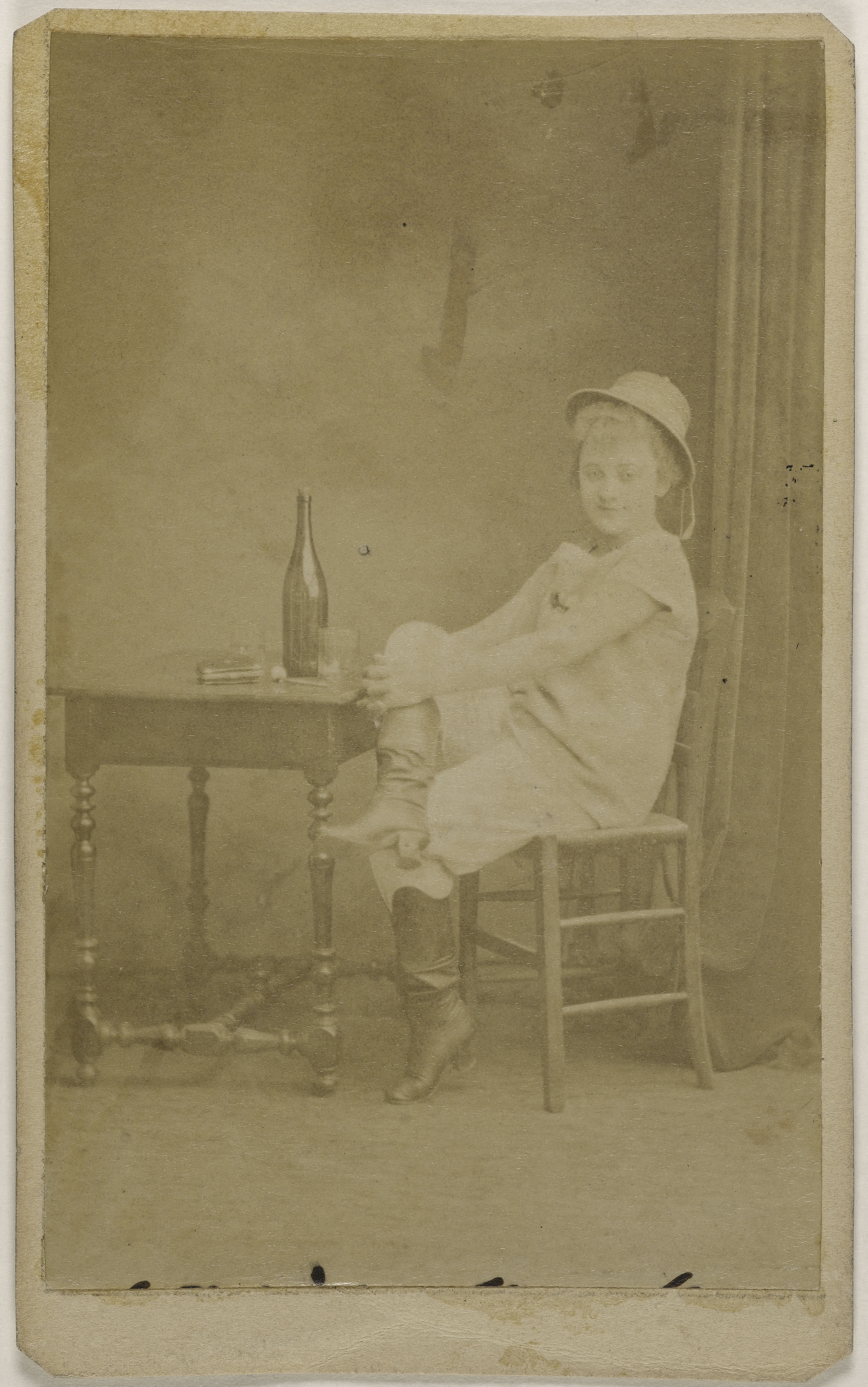 Anonyme, Portrait de Beaumaine (ou Baumaine), Juliette, (danseuse)