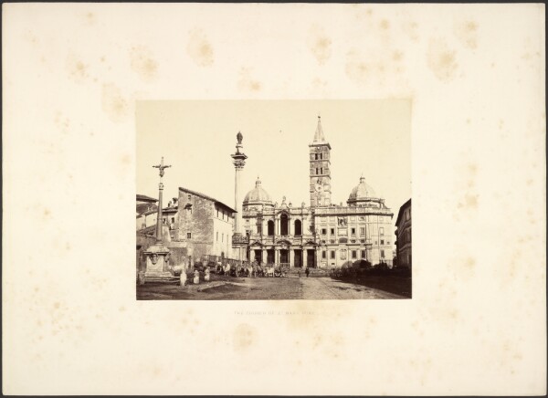 Giorgio Sommer, The Church of St. Mary, Rome
