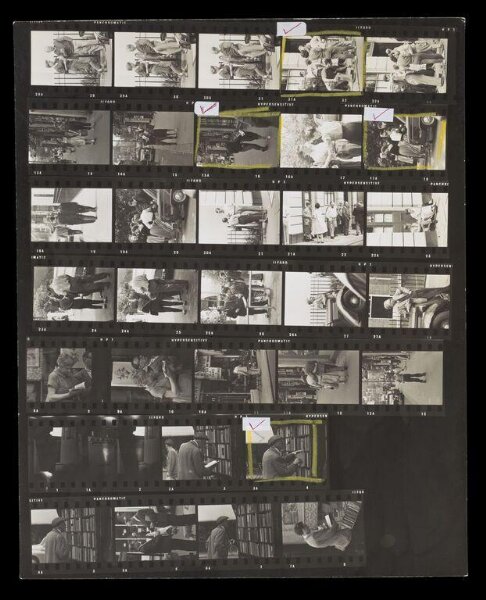 Hardy, Bert, Contact sheet - Chelsea