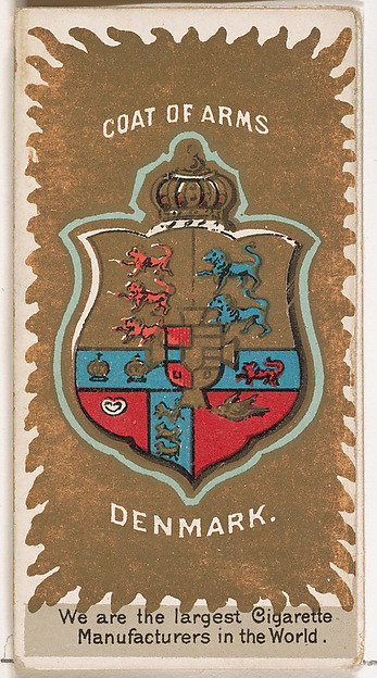 W. Duke, Sons & Co., Christian IX, King of Denmark, from the Rulers, Flags, and Coats of Arms series (N126-2) issued by W. Duke, Sons & Co.