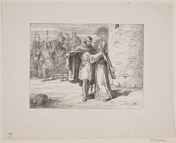 Constantin Hansen, Illustration til Svend Grundtvig, "Marsk Stig: Dansk Folkevise Fra 13de Aarhundrede", 1861