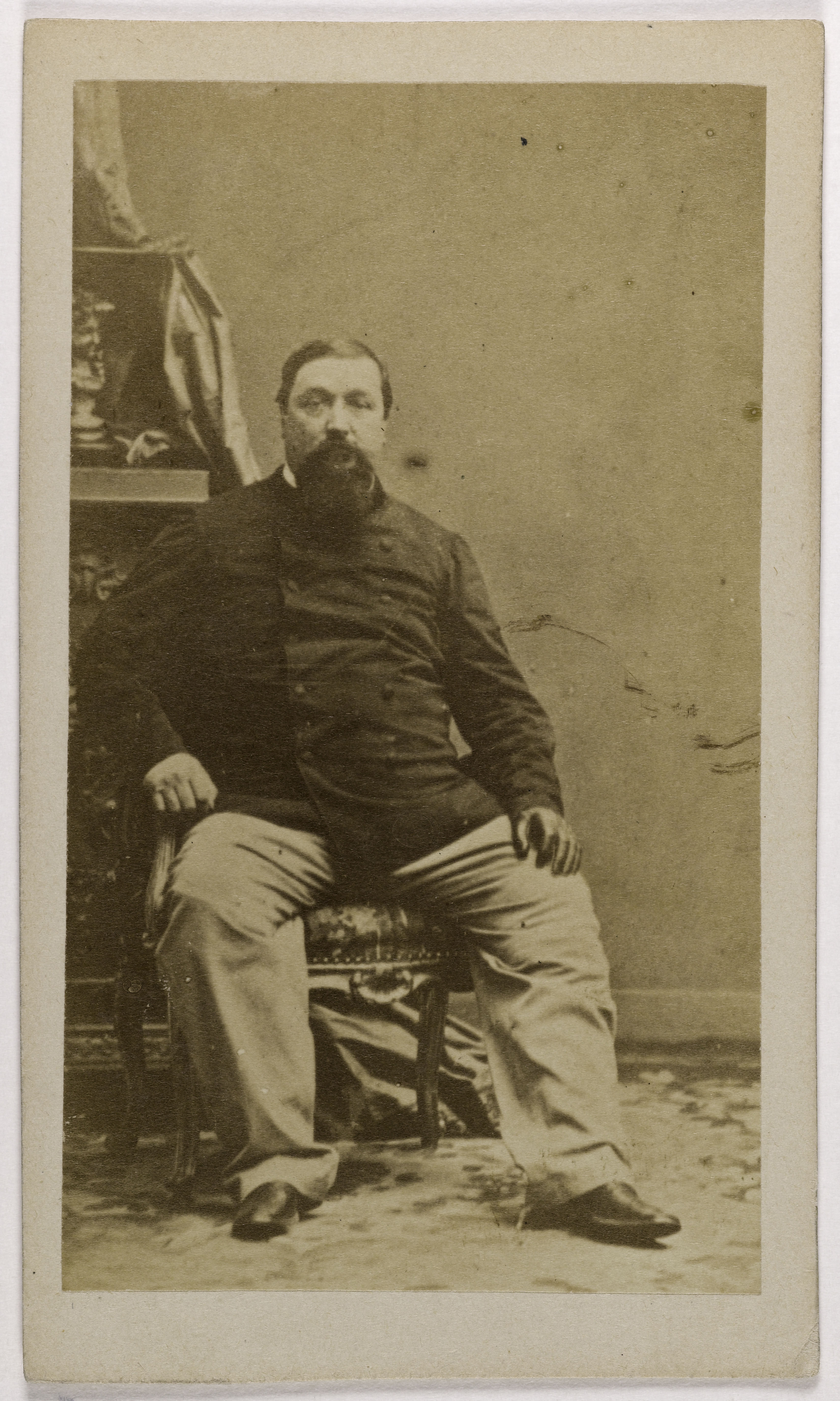 Anonyme, Portrait du Prince Pierre Bonaparte (1825-1881), (3e fils de Lucien Bonaparte)