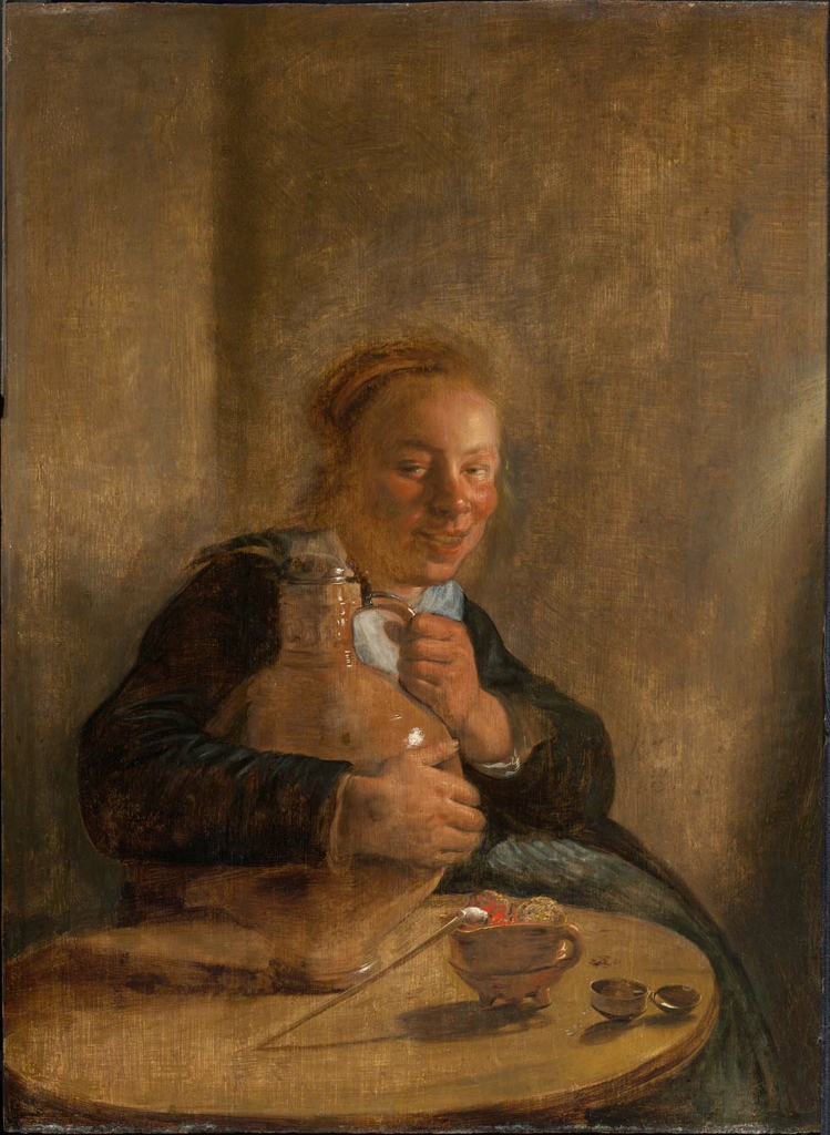 Jan Miense Molenaer, Woman Holding a Jug