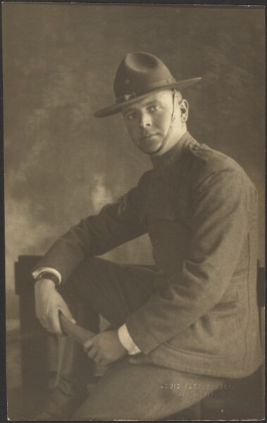 Louis Fleckenstein, [Portrait of a Young Man in Uniform]