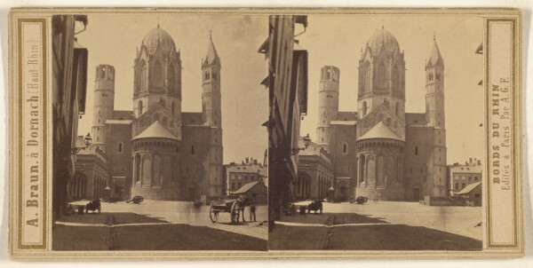 Adolphe Braun, Cathedrale de Mayence./Domkirche von Mainz.