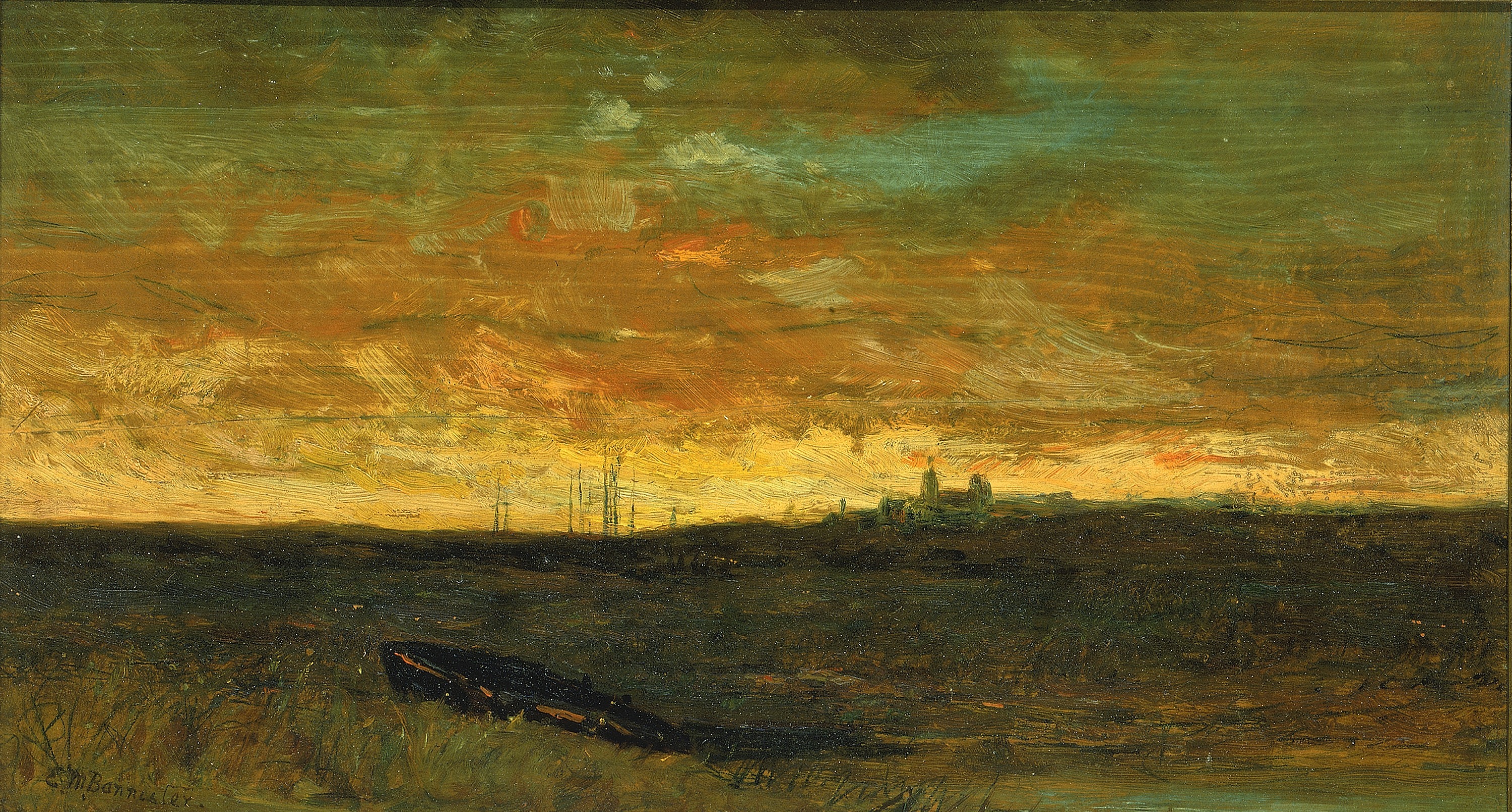 Edward Mitchell Bannister, Sunset Scene