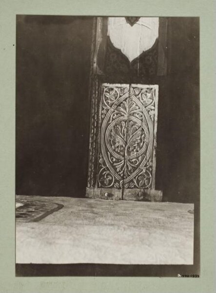 K.A.C. Creswell, Decoration detail from the beams of al-Aqsa Mosque, Jerusalem