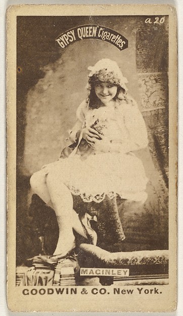 Goodwin & Company, Maginley, from the Actors and Actresses series (N171) for Gypsy Queen Cigarettes