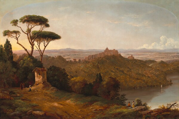 Christopher Pearse Cranch, Castle Gondolfo, Lake Albano, Italy