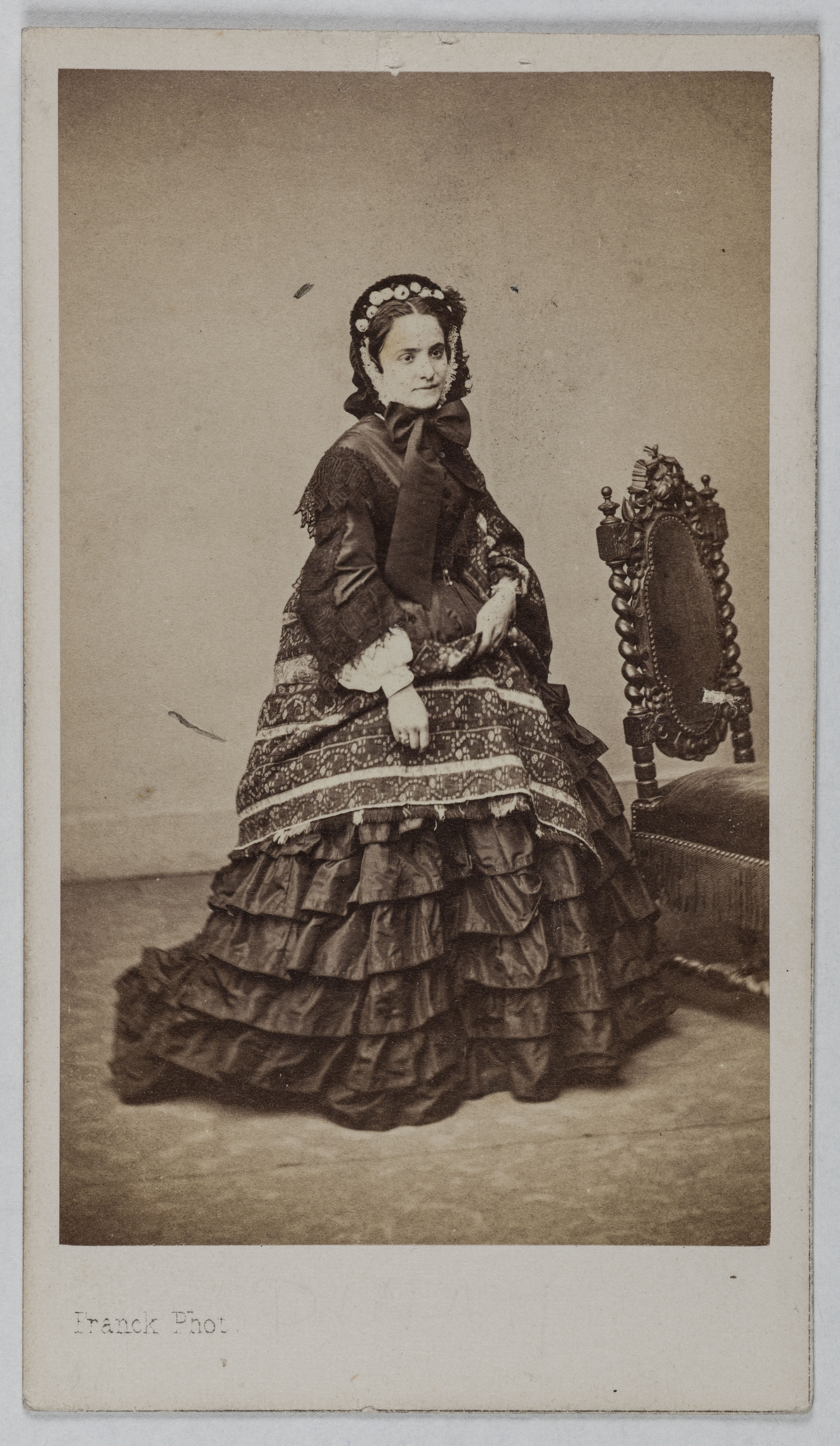 Franck, Portrait de Félix Dinah ou Dinah-Félix (1836-1909) (sœur de Rachel, actrice)
