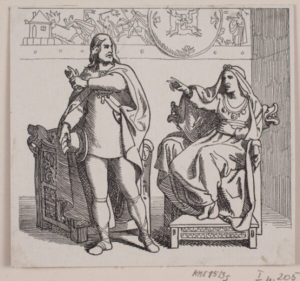 Lorenz Frølich, Illustration til "Svend Tveskægs tog til England og slaget ved Svold"