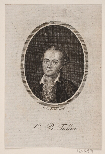 Gerhard Ludvig Lahde, Portræt af C. B. Tullin