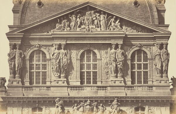 Édouard Baldus, [The Second Floor of the Pavillon Richelieu, Louvre, Paris]