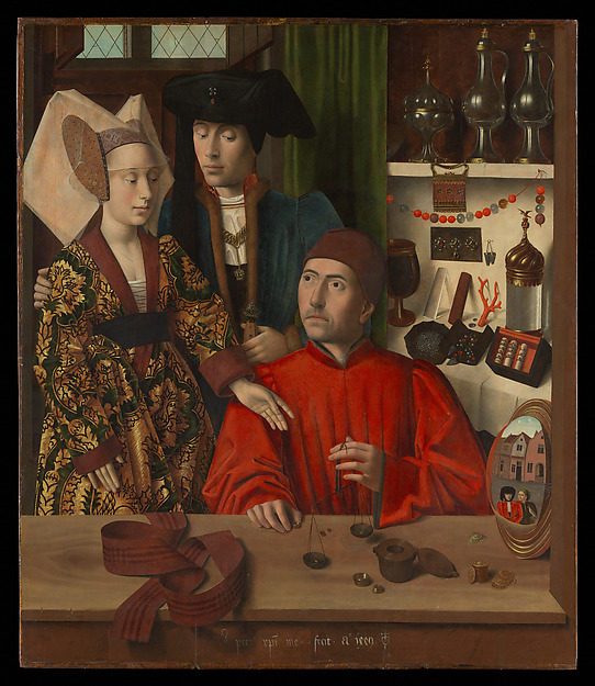 Petrus Christus, A Goldsmith in his Shop