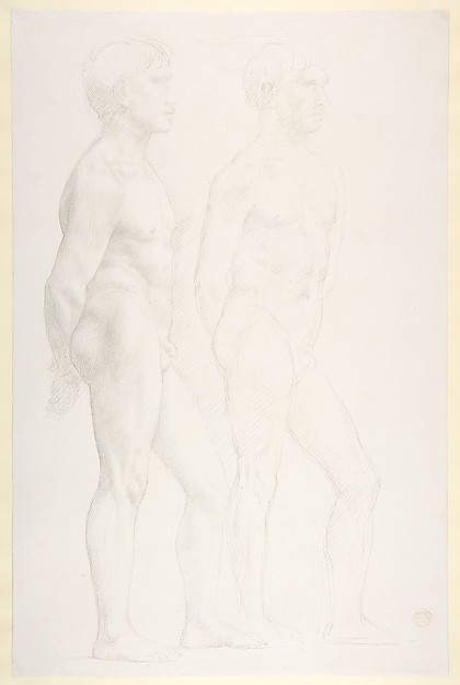 Alphonse Legros, Study of Two Figures