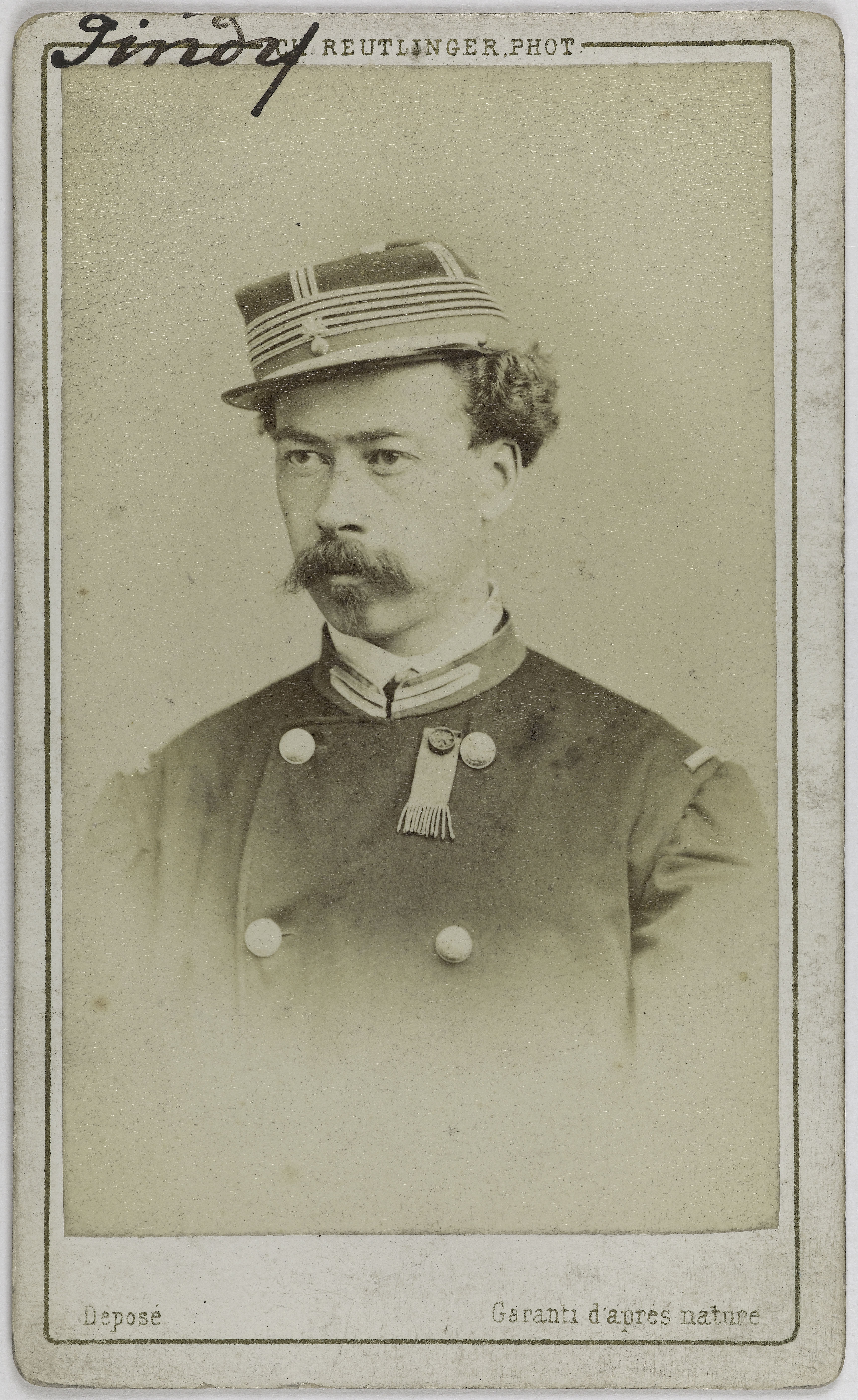 Charles Reutlinger, Portrait de Pindy Jean-Louis, (vers 1840-), (menuisier, membre de la Commune, enfui en Suisse)