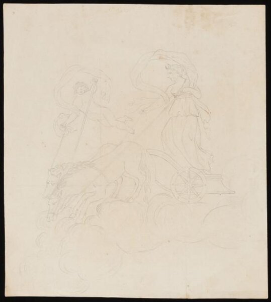 Unknown, Diana in her chariot in her guise as moon goddess