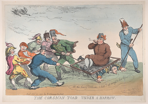 Thomas Rowlandson, A Corsican Toad Under a Harrow
