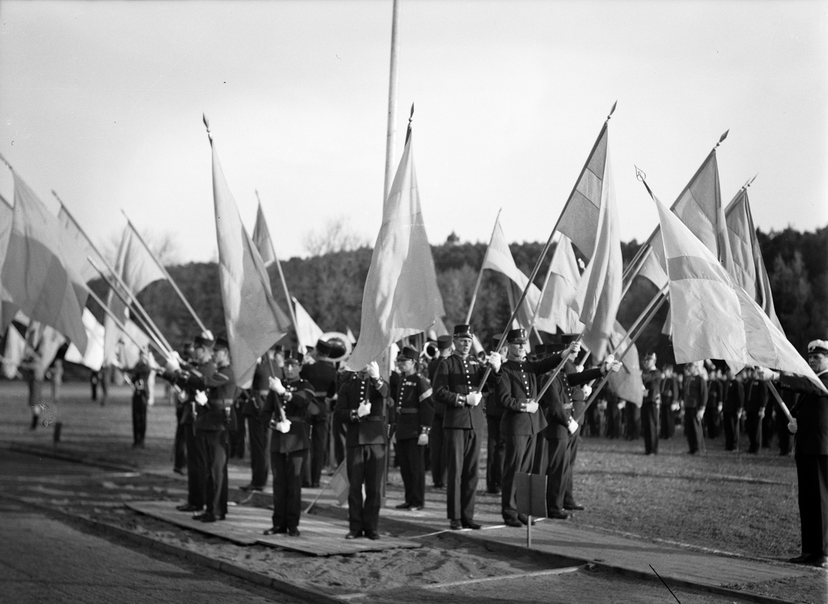 Paul Sandberg, Nationaldagsfirande på Studenternas Idrottsplats, Kronåsen, Uppsala 1935