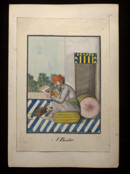 Unknown, An album containing fifty-three drawings depicting occupations.