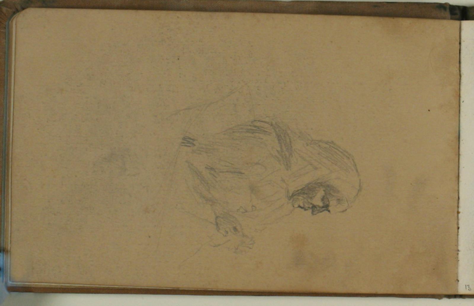 Niels Larsen Stevns, Studie af strikkende kone