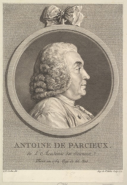 Augustin de Saint-Aubin, Portrait of Antoine de Parcieux