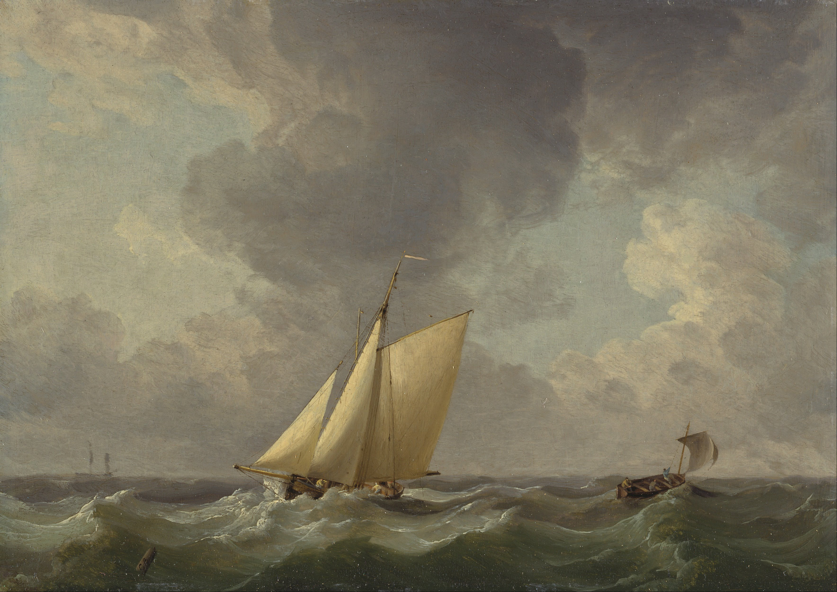Charles Brooking, A Cutter in a Strong Breeze