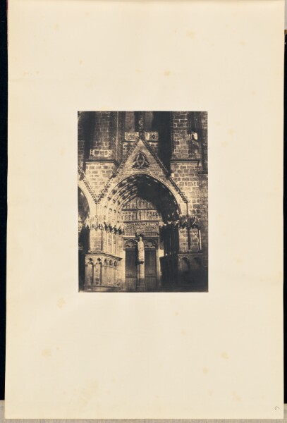 Louis-Alphonse Davanne, [Door of Bourges Cathedral]