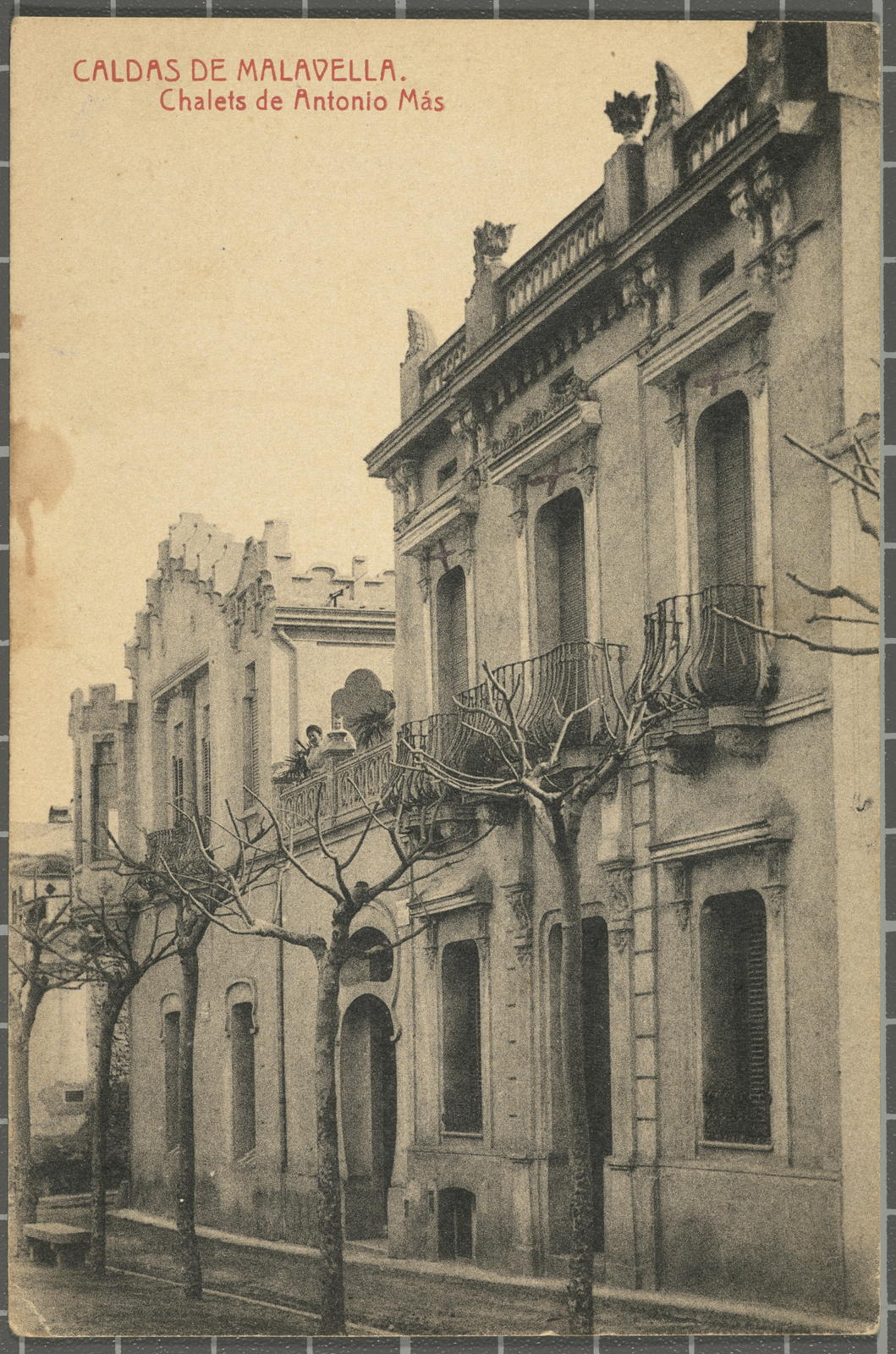 Josep Thomas Bigas, CALDAS DE MALAVELLA. Chalets de Antonio Mas