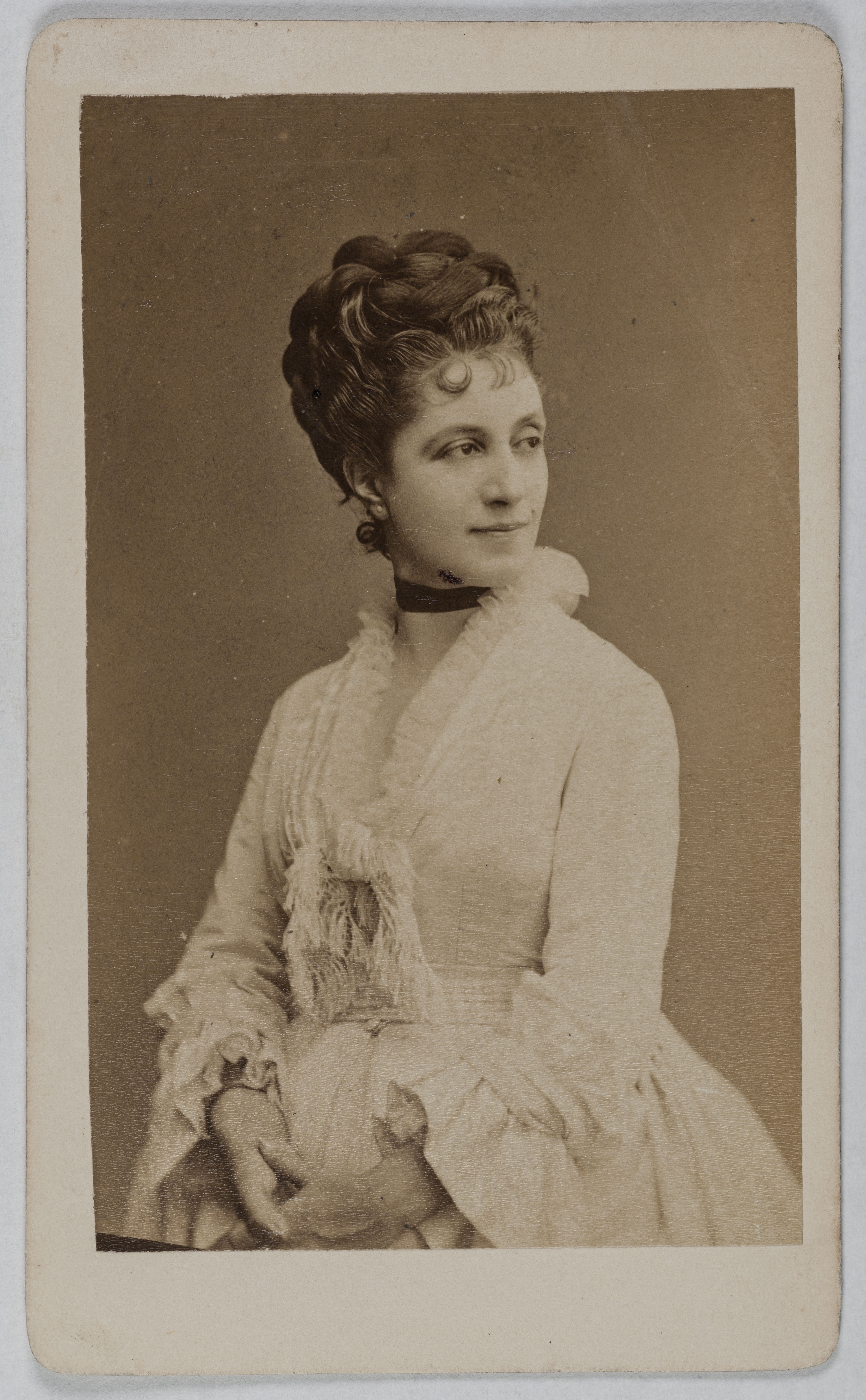 Anonyme, Portrait de Léontine Fromentin (L. Devaux), (1840-1887), (actrice)
