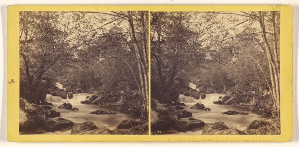 Unknown, "The wild brook babbling down the mountain side."