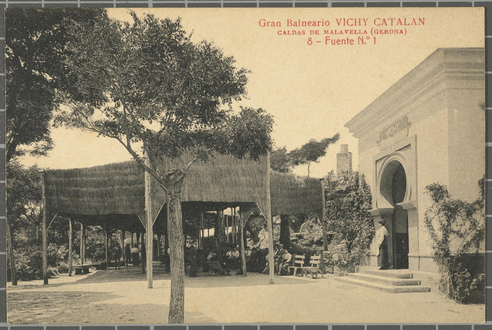 Josep Thomas Bigas, Gran Balneario VICHY CATALAN CALDAS DE MALAVELLA (Gerona ) 8 - Fuente N.º 1