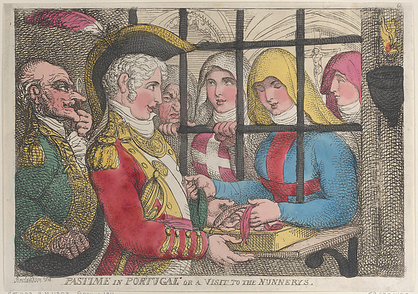 Thomas Rowlandson, Pastime in Portugal or a Visit to the Nunnerys