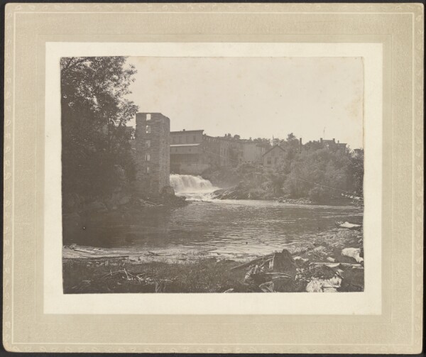 Unknown, [River with waterfall]
