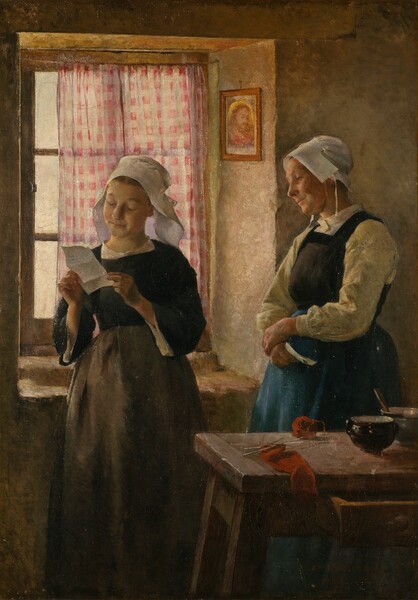 Gari Melchers, The Letter