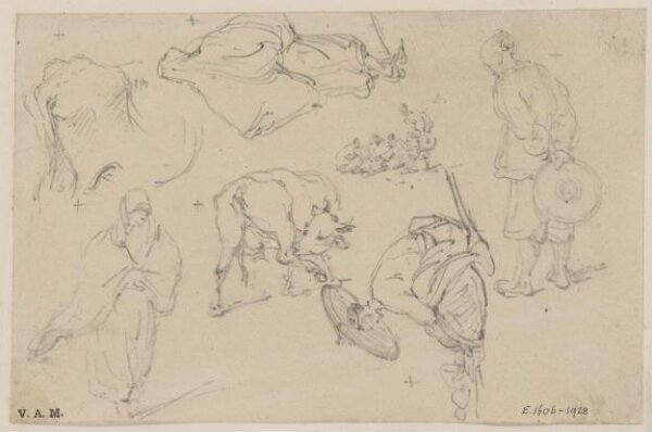 George Chinnery, Chinese figures and cattle