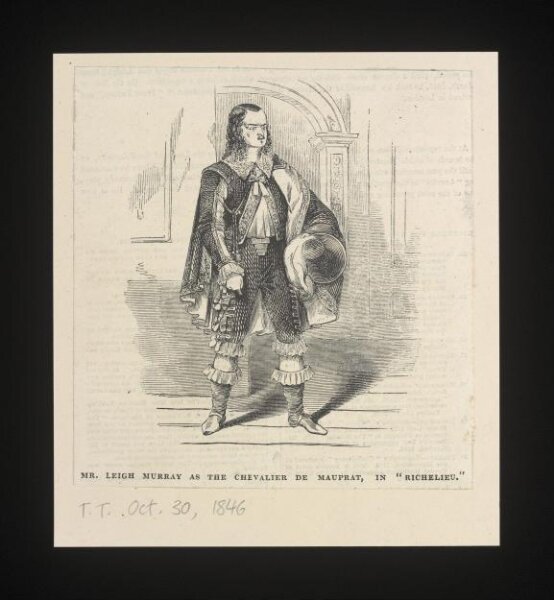 unknown, Mr Leigh Murray as the Chevalier de Mauprat, in Richelieu